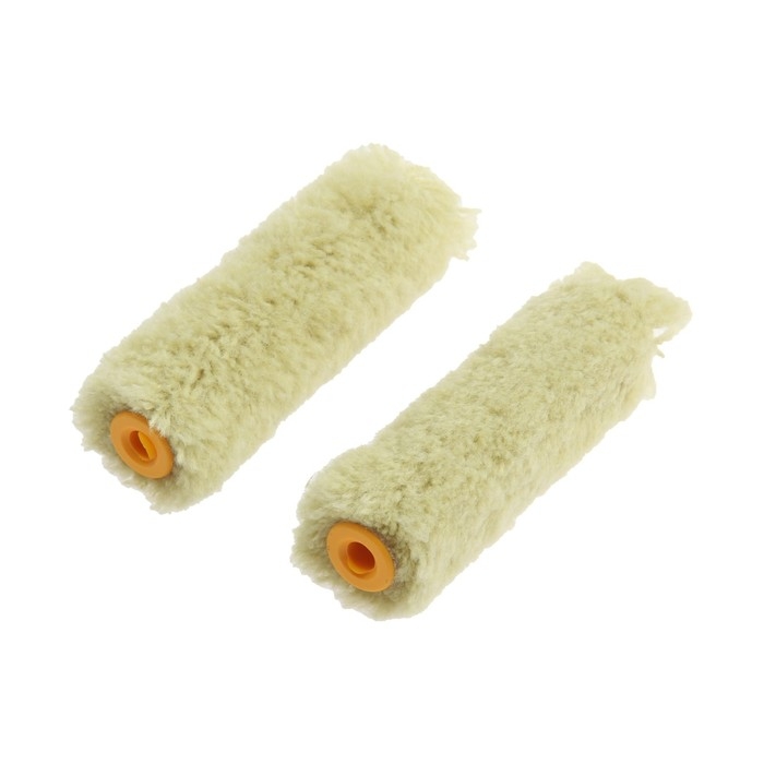 Мини-ролик ТУНДРА, полиакрил, 100 мм, рукоятка d=6 мм, D=15 мм, 12 мм, 2 шт. Мини-ролик ТУНДРА, полиакрил, 100 мм, рукоятка d=6 мм, D=15 мм, 12 мм, 2 шт.