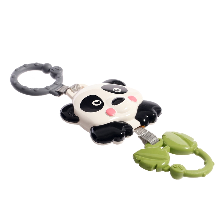 Музыкальная подвеска «Весёлые зверята: Панда», ручка для крепления, звук Музыкальная подвеска «Весёлые зверята: Панда», ручка для крепления, звук