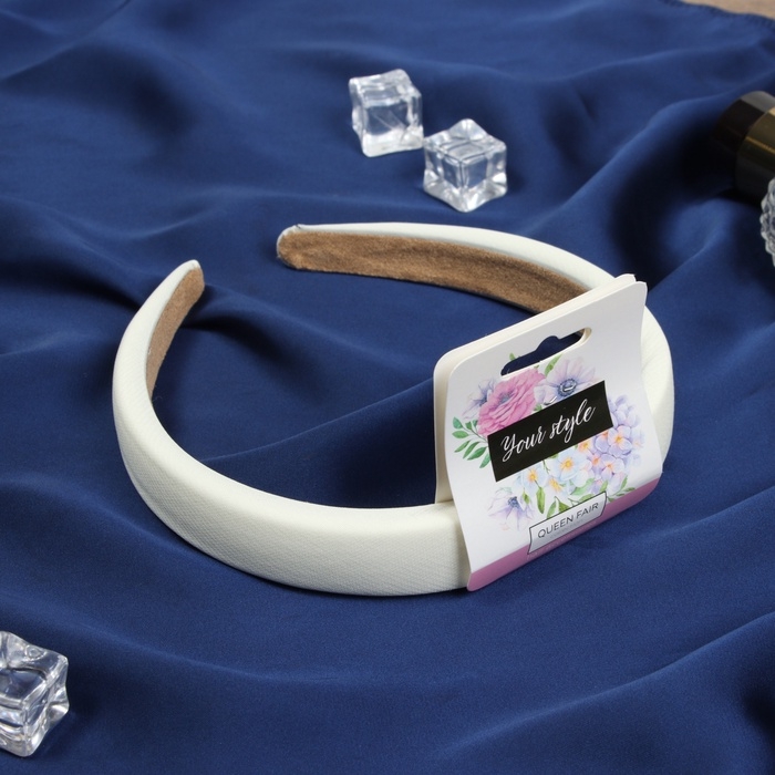 Ободок для волос Ободок для волос "Жаннет" галант, 2 см, бежевый