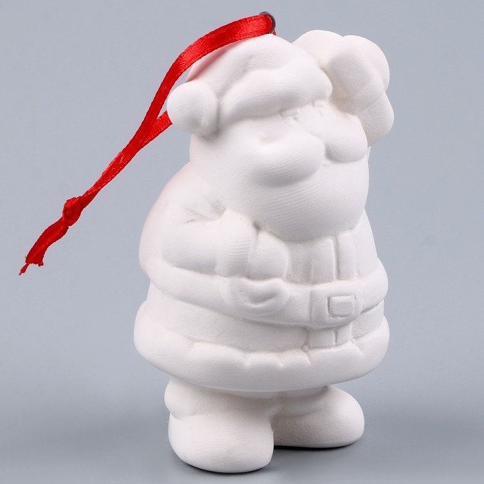 Набор ёлочных украшений под раскраску «Волшебный», 4 шт., с подвесом, кисть Набор ёлочных украшений под раскраску «Волшебный», 4 шт., с подвесом, кисть