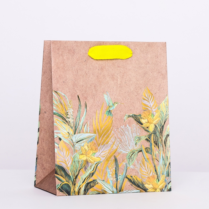 Пакет крафт Пакет крафт "Весеннее настроение" 18 х 22,3 х 10 см