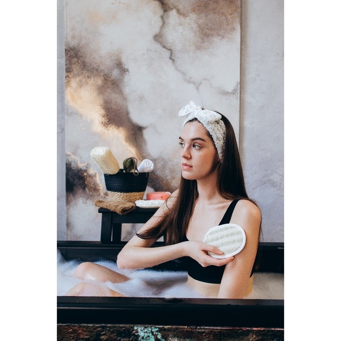 Повязка для умывания Доляна «Ретро», цвет МИКС Повязка для умывания Доляна «Ретро», цвет МИКС