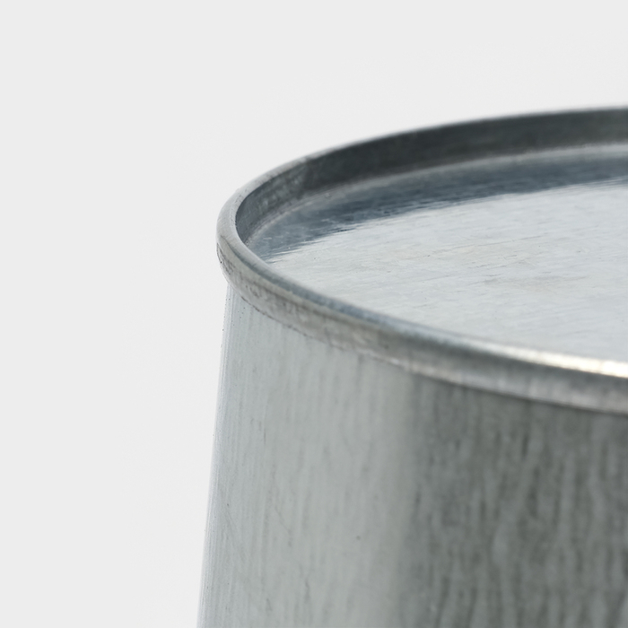 Вазон оцинкованный с ручками, 9 л, h=40 см, ГОСТ Вазон оцинкованный с ручками, 9 л, h=40 см, ГОСТ