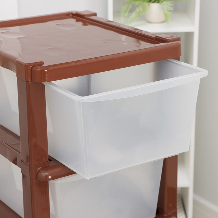 Комод 5-ти секционный «Модуль», цвет коричневый Комод 5-ти секционный «Модуль», цвет коричневый