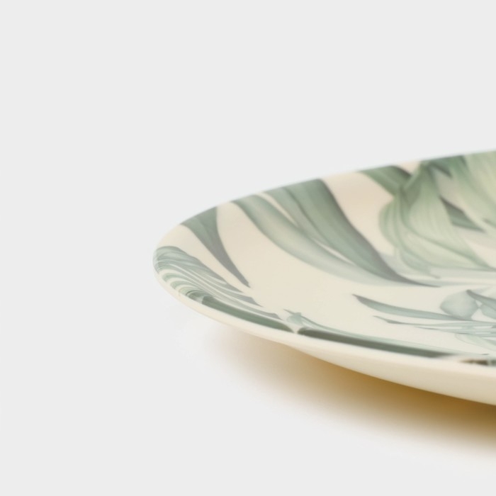 Тарелка «Лист папоротника», d=28 см Тарелка «Лист папоротника», d=28 см