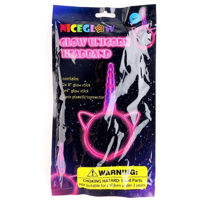 Неоновый ободок &laquo;Единорожка&raquo;, МИКС