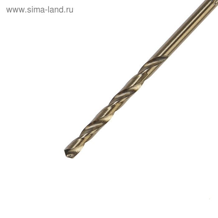 Сверло по металлу ТУНДРА, HSS-Co (5% кобальта), цилиндрический хвост., 3 мм, 2 шт. Сверло по металлу ТУНДРА, HSS-Co (5% кобальта), цилиндрический хвост., 3 мм, 2 шт.