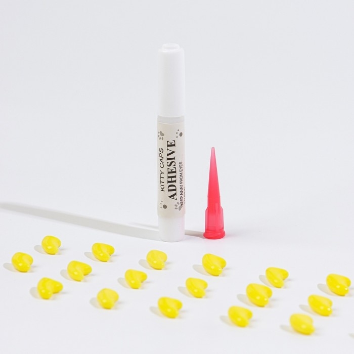 Когти накладные Когти накладные "Антицарапки", размер М, жёлтые