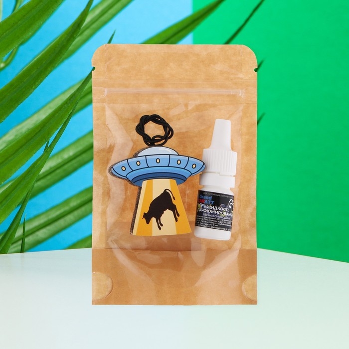 Подвеска автомобильная НЛО + аромамасло Черная смородина 5 мл Подвеска автомобильная НЛО + аромамасло Черная смородина 5 мл