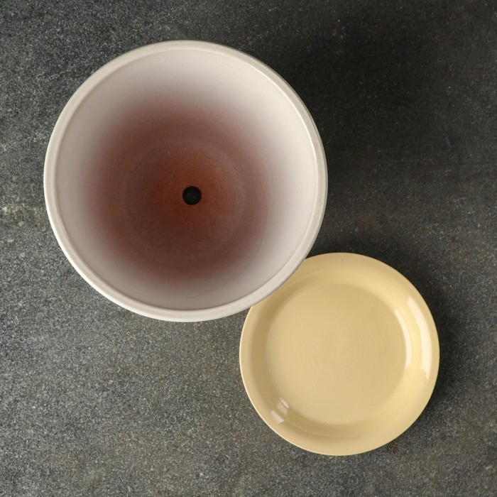 Набор горшков Набор горшков "Глянец бутон" жемчуг, 4 предмета 1 / 2 / 3,8 / 5,4 л