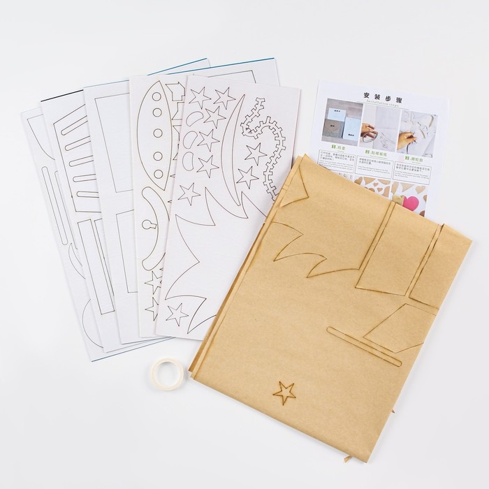 Наклейки интерьерные Наклейки интерьерные "Ракета", детские, декор на стену, панно 180 х 148 см