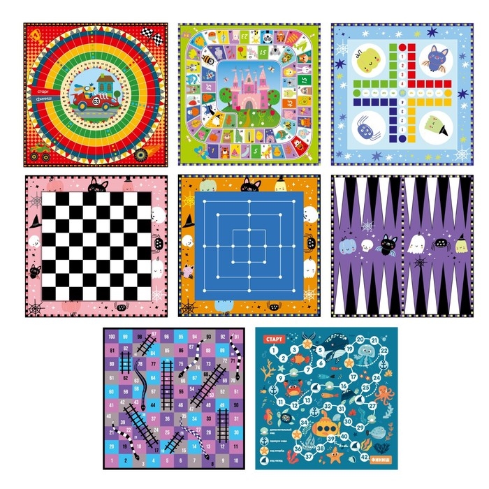 Настольная игра «50 игр для всей семьи» Настольная игра «50 игр для всей семьи»
