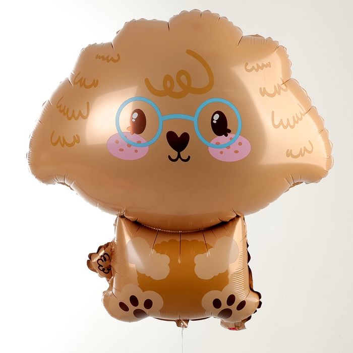 Шар фольгированный 27" &laquo;Щенок в очках&raquo;