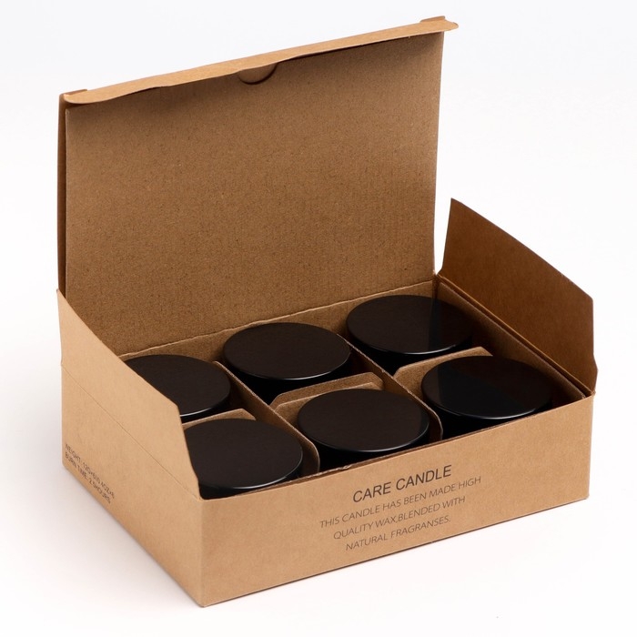 Свеча ароматическая в банке  Свеча ароматическая в банке "Авокадо и Мята", 12 гр