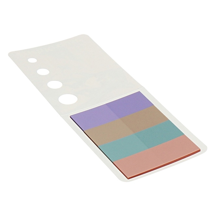 Закладки с клеевым краем пластиковые, 18x50 мм, ErichKrause  Закладки с клеевым краем пластиковые, 18x50 мм, ErichKrause "Manga", 100 листов, 4 цвета, в картонной книжке