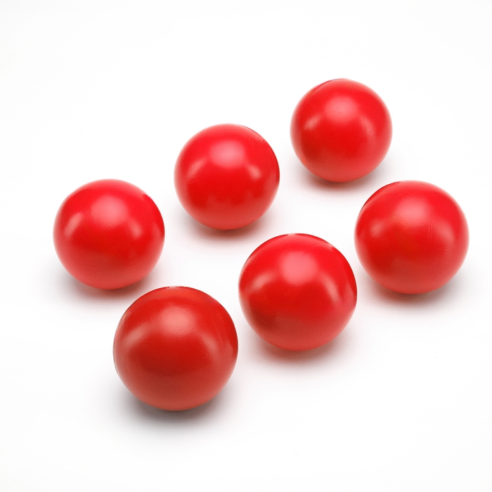 Набор мячей для садовых игр, хоккея, 6 шт, d-7 см, микс Набор мячей для садовых игр, хоккея, 6 шт, d-7 см, микс