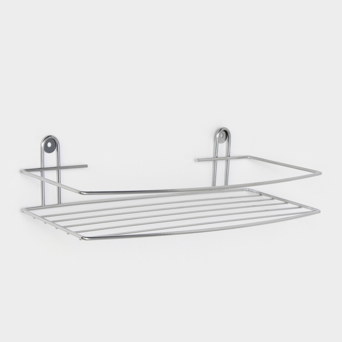 Полка для ванной прямая, 34×11,5×4,5 см, цвет хром Полка для ванной прямая, 34×11,5×4,5 см, цвет хром