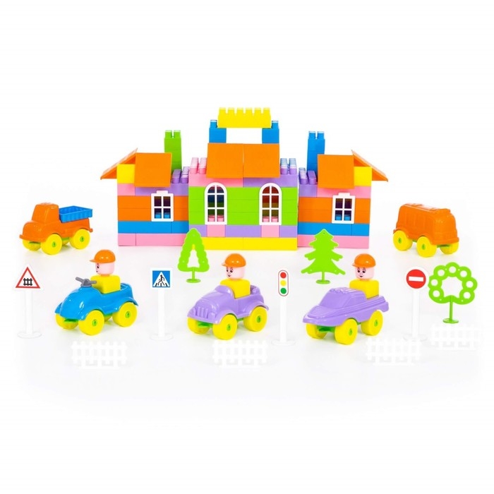 Конструктор «Строитель», 287 деталей Конструктор «Строитель», 287 деталей