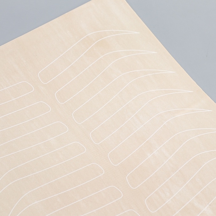 Искусственная кожа для тату и татуажа бровей, 19 × 14,5 см, цвет бежевый Искусственная кожа для тату и татуажа бровей, 19 × 14,5 см, цвет бежевый