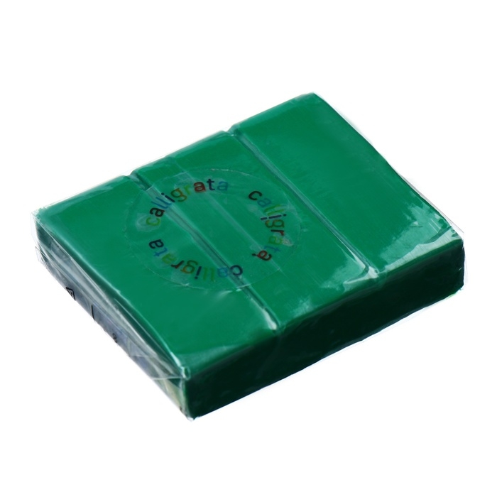 Полимерная глина 50гр  Полимерная глина 50гр "Calligrata" Зеленый интенсив