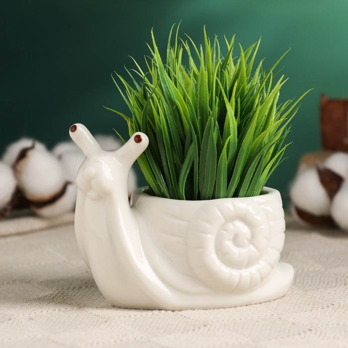 Горшок  Горшок "Улитка" 13х9х9см