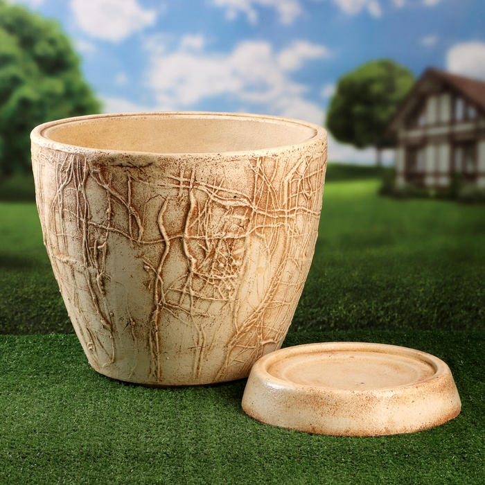 Горшок  Горшок "Данна с рельефом" 38х41см