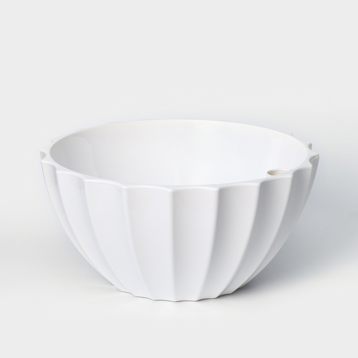 Кашпо для цветов с автополивом «Ракушка», 2,4 л, цвет белый Кашпо для цветов с автополивом «Ракушка», 2,4 л, цвет белый