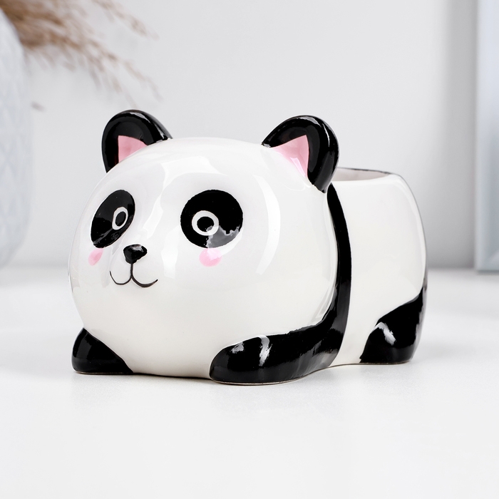 Кашпо  Кашпо "Панда Маша" 14х9х8см