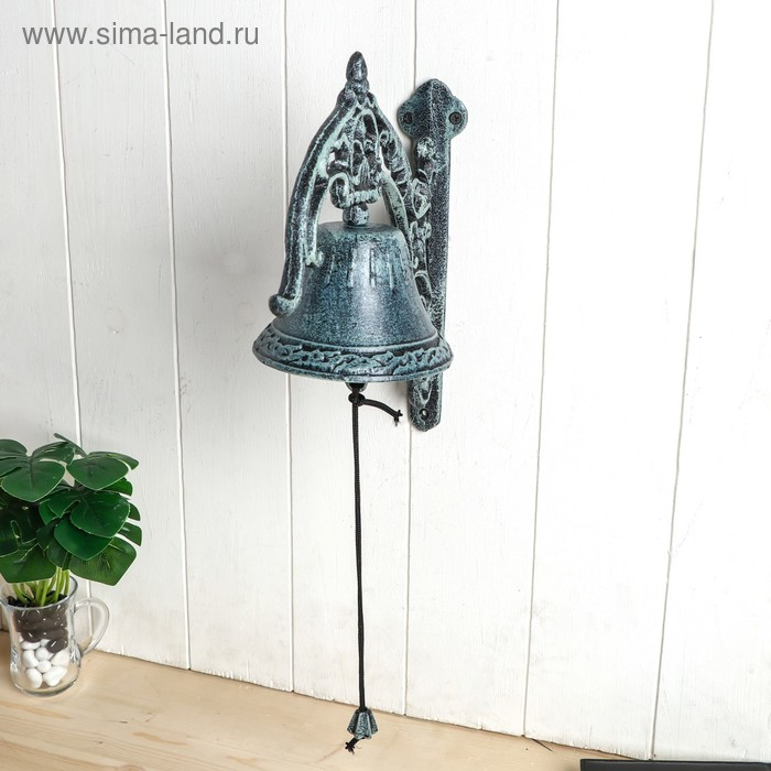 Колокол сувенирный чугун  Колокол сувенирный чугун "Узорный" 30х28х12,5 см