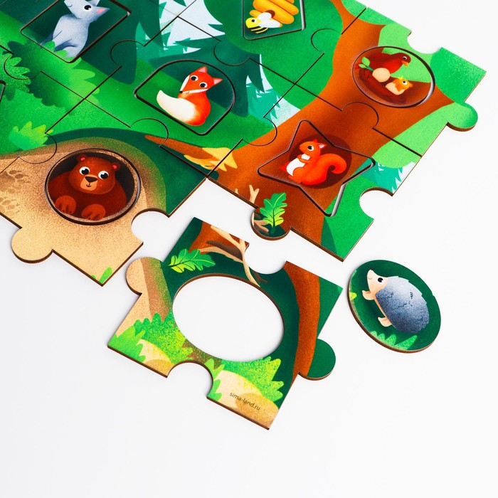 Досочки Сегена &laquo;Картинки&raquo;, пазл