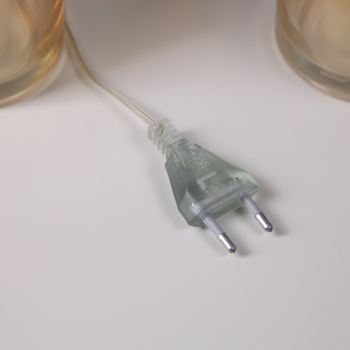 Светодиодная фигура «Снежинка с бусинами» 40 см, металл, 220 В, свечение тёплое белое Светодиодная фигура «Снежинка с бусинами» 40 см, металл, 220 В, свечение тёплое белое