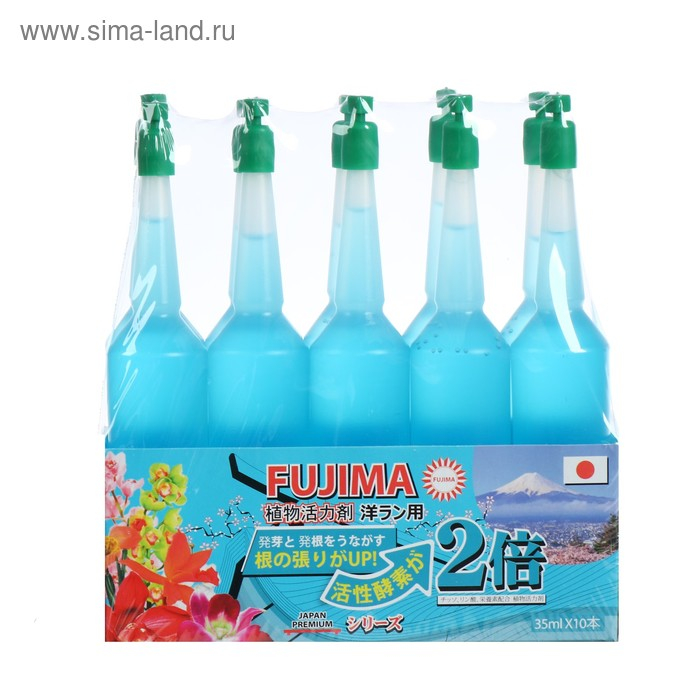 Удобрение Японское FUJIMA для всех видов орхидей, голубой, 35 мл, 10 шт Удобрение Японское FUJIMA для всех видов орхидей, голубой, 35 мл, 10 шт