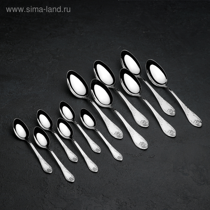 Набор столовых приборов «Императорский», 24 предмета, декоративная коробка Набор столовых приборов «Императорский», 24 предмета, декоративная коробка