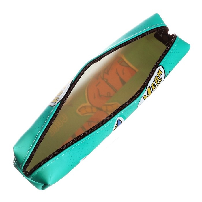 Пенал школьный Пенал школьный "Кот в очках", на молнии