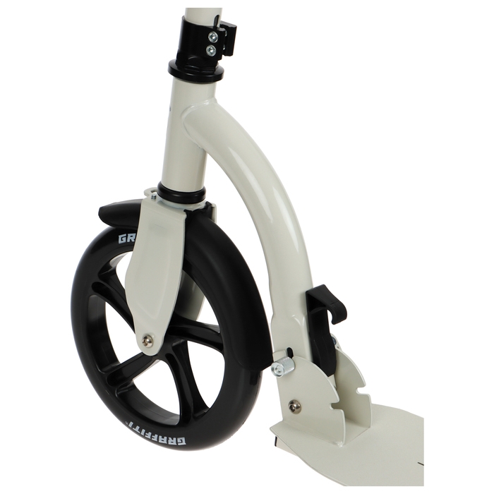 Самокат городской GRAFFITI Cruiser 230, складной, колёса PU 230/200 мм, ABEC 9 Carbon, цвет белый Самокат городской GRAFFITI Cruiser 230, складной, колёса PU 230/200 мм, ABEC 9 Carbon, цвет белый