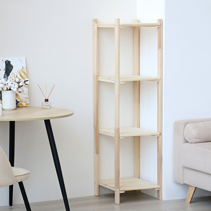 Стеллаж деревянный, 40×40×140см