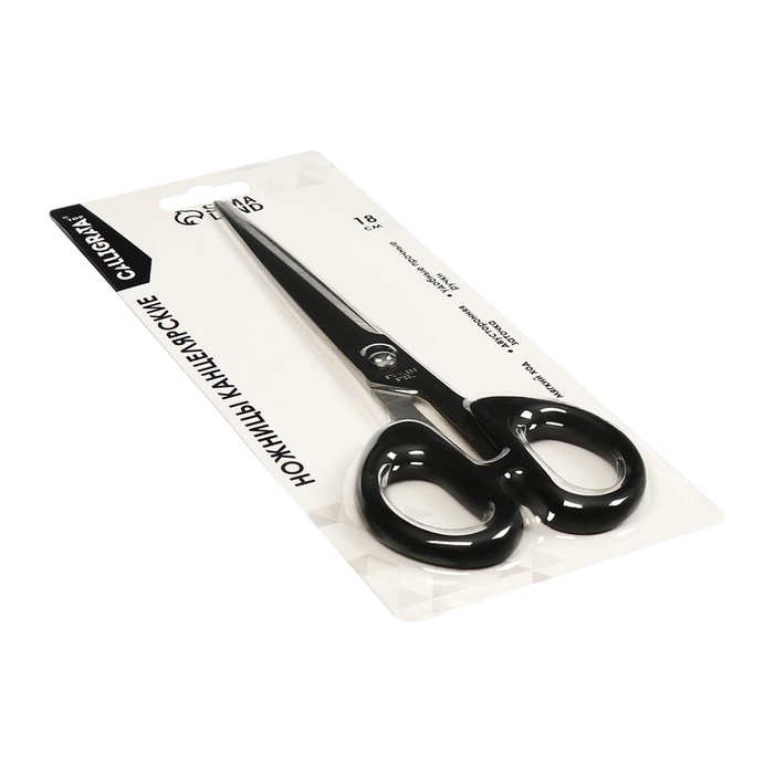 Ножницы канцелярские 18,0см Офис пластиковые ручки, европодвес Ножницы канцелярские 18,0см Офис пластиковые ручки, европодвес