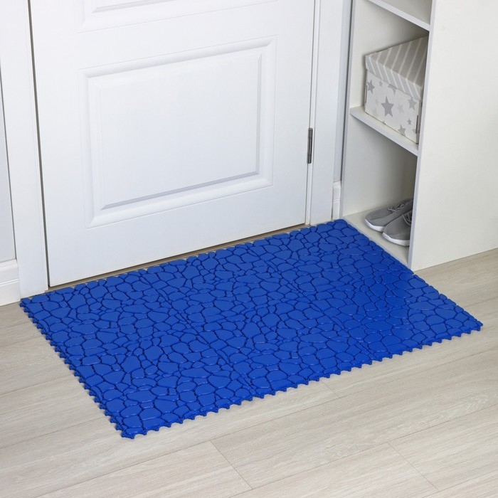 Напольное модульное покрытие AQUA STONE, 34×34 см, 6 шт в упаковке, цвет синий Напольное модульное покрытие AQUA STONE, 34×34 см, 6 шт в упаковке, цвет синий