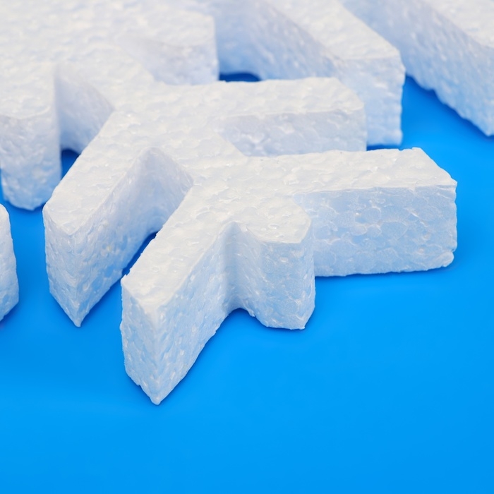 Форма из пенопласта Форма из пенопласта "Снежинка" 18,5х 18,5 х 2 см