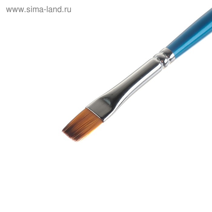 Кисть синтетика, плоская №8, Кисть синтетика, плоская №8, "Гамма"