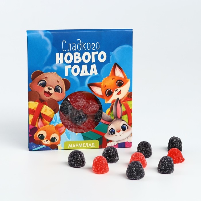 Новый год! Мармелад в конверте &laquo;Сладкого Нового года&raquo;, 50 г.