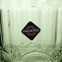 Стакан стеклянный Magistro «Ла-Манш», 220 мл, цвет зелёный