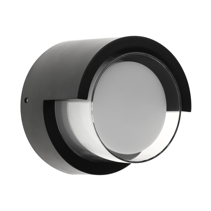 Светильник фасадный «Сити», FSD-049, 5 Вт, 4000К, круг, IP65, 220 В, пластик, черный Светильник фасадный «Сити», FSD-049, 5 Вт, 4000К, круг, IP65, 220 В, пластик, черный