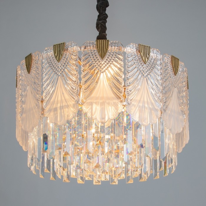 Люстра Люстра "Молси" 6хЕ14 золото 50х50х28 см BayerLux