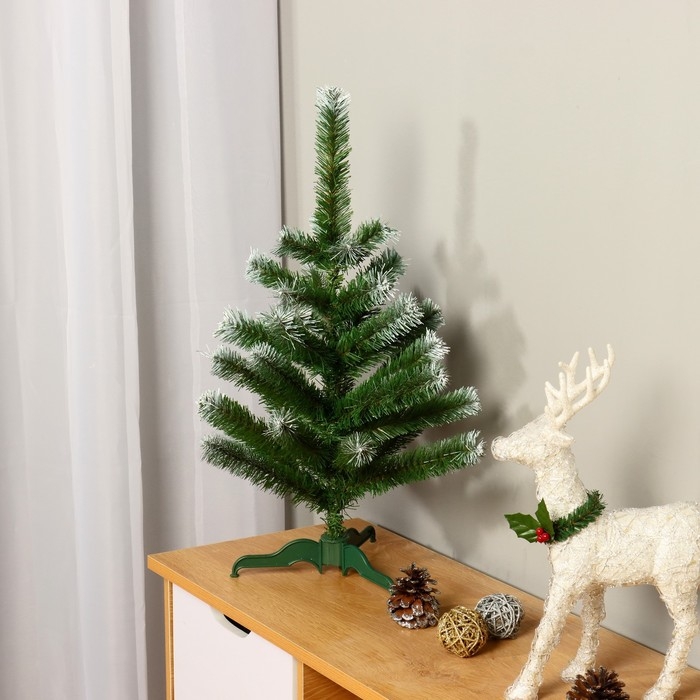 Ёлка искусственная настольная Ёлка искусственная настольная "Классическая белоснежная" 45 см