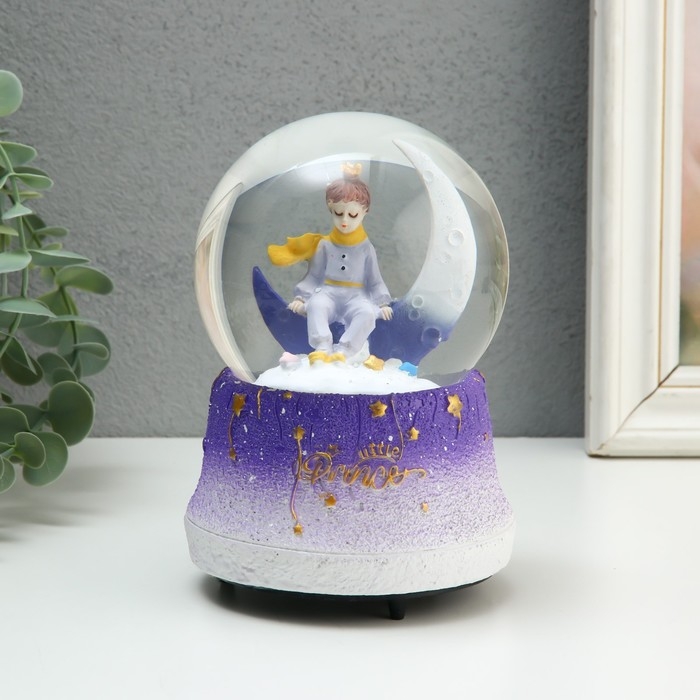 Сувенир полистоун водяной шар музыка и крутится Сувенир полистоун водяной шар музыка и крутится "Лунный принц" МИКС 10,5х10,5х15,5 см