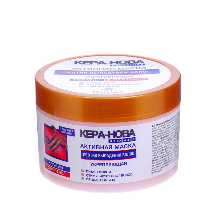 Активная маска против выпадения волос Floresan Активная маска против выпадения волос Floresan "Кера-Нова", 450