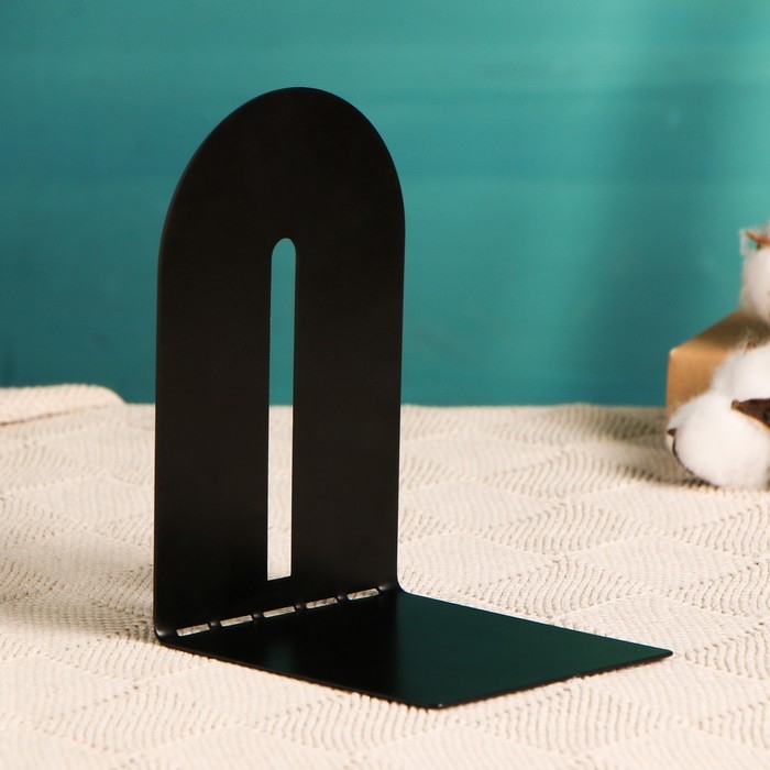 Держатель-подставка для книг  Держатель-подставка для книг "Минимализм" черный, 1шт