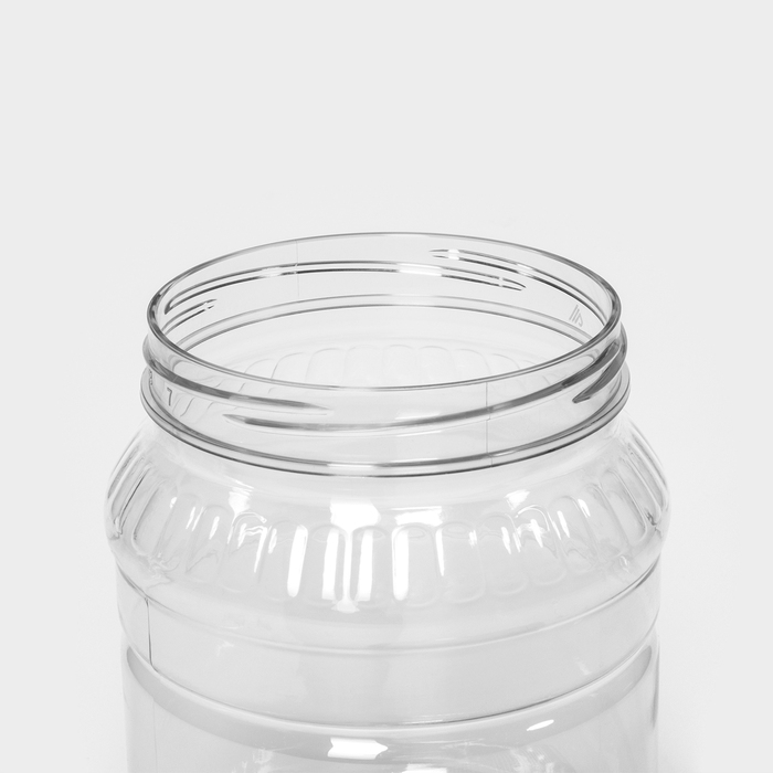 Банка для хранения продуктов, пластик, 2 л, цвет МИКС