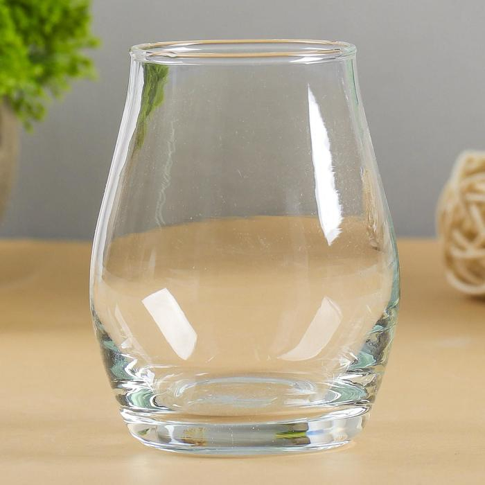 Ваза Ваза "Саманта-4" малая d-5.5см 10х7,5см, 0,26л прозрачная